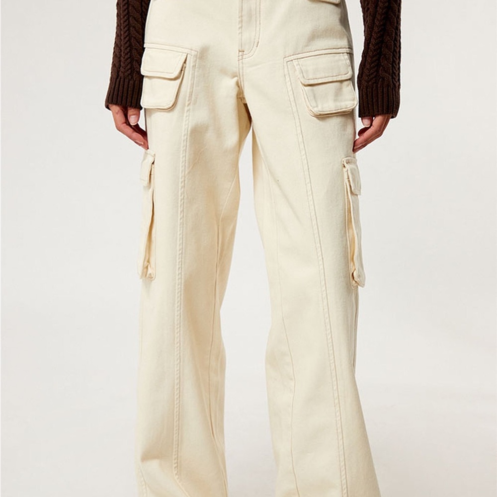 Pacsun Vanilla Mid Rise Baggy Cargo Pants